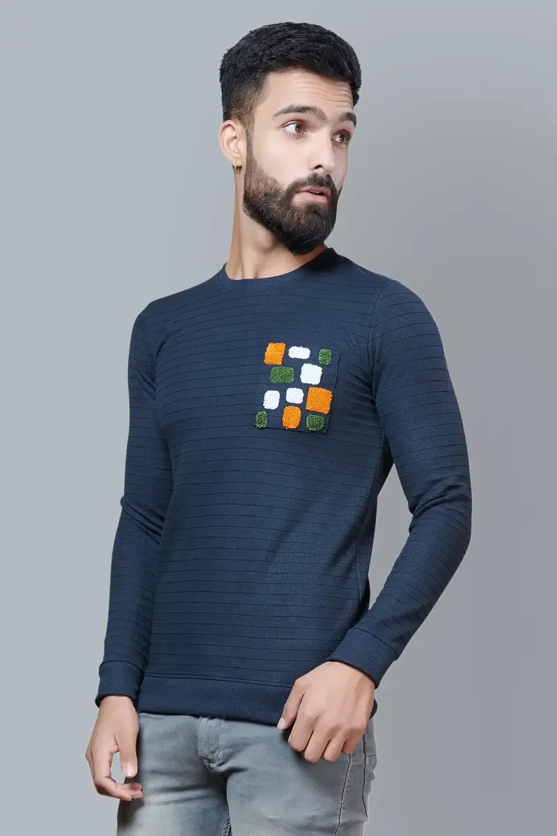 Cotton Embroidered T-shirt for Men