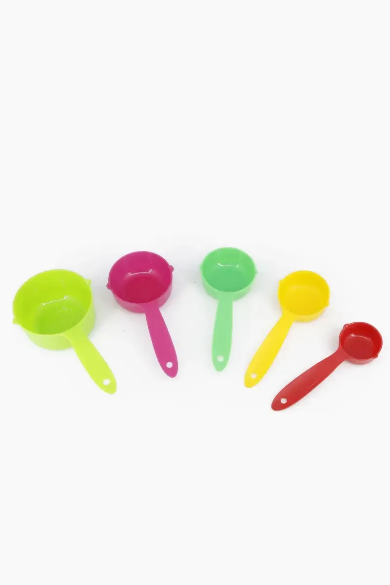Plastic Solid Measuring Spoon - 5 Pc