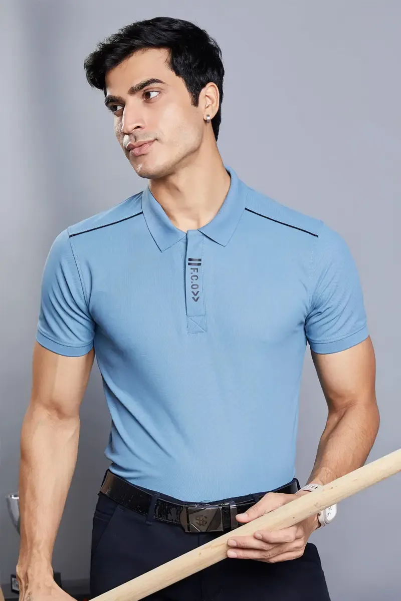 Polyester Polo T-shirt for Men