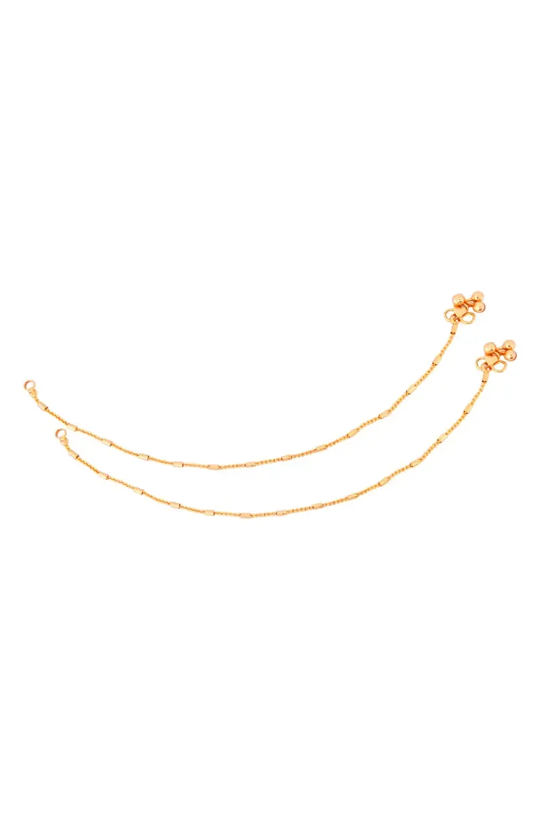 Antique Gold Plated Anklets for Girls & Women