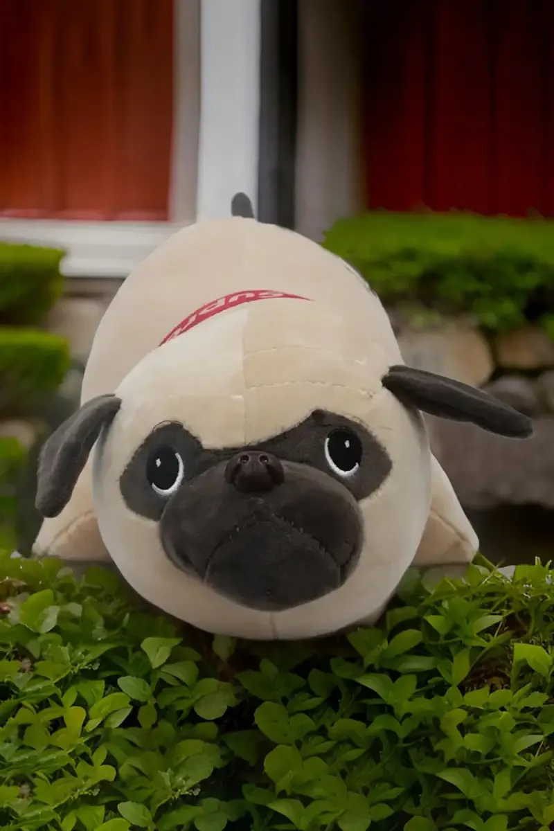 Pug Dog Plush Stuffed Toy