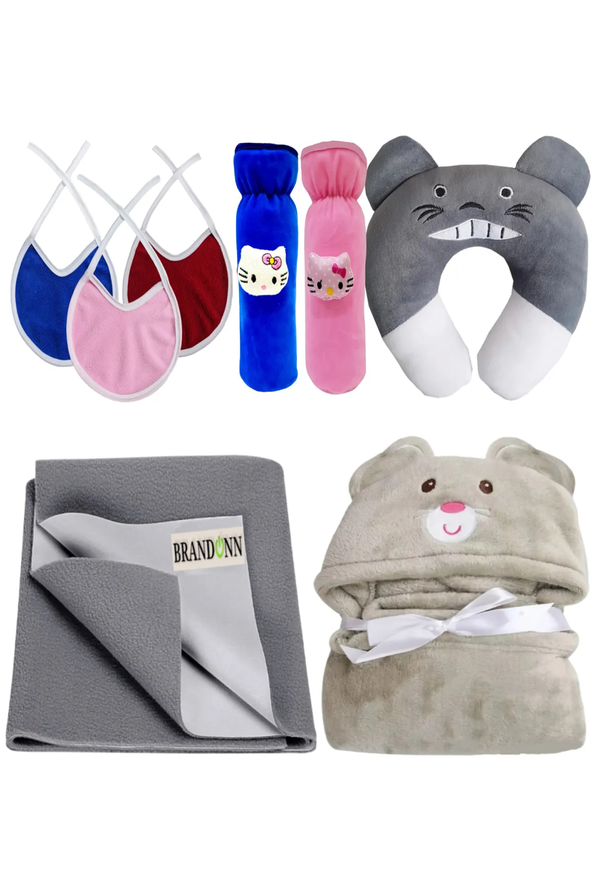 Brandonn New Born Baby Gift Set Combo Pack (8 Pcs) - Pack of 1