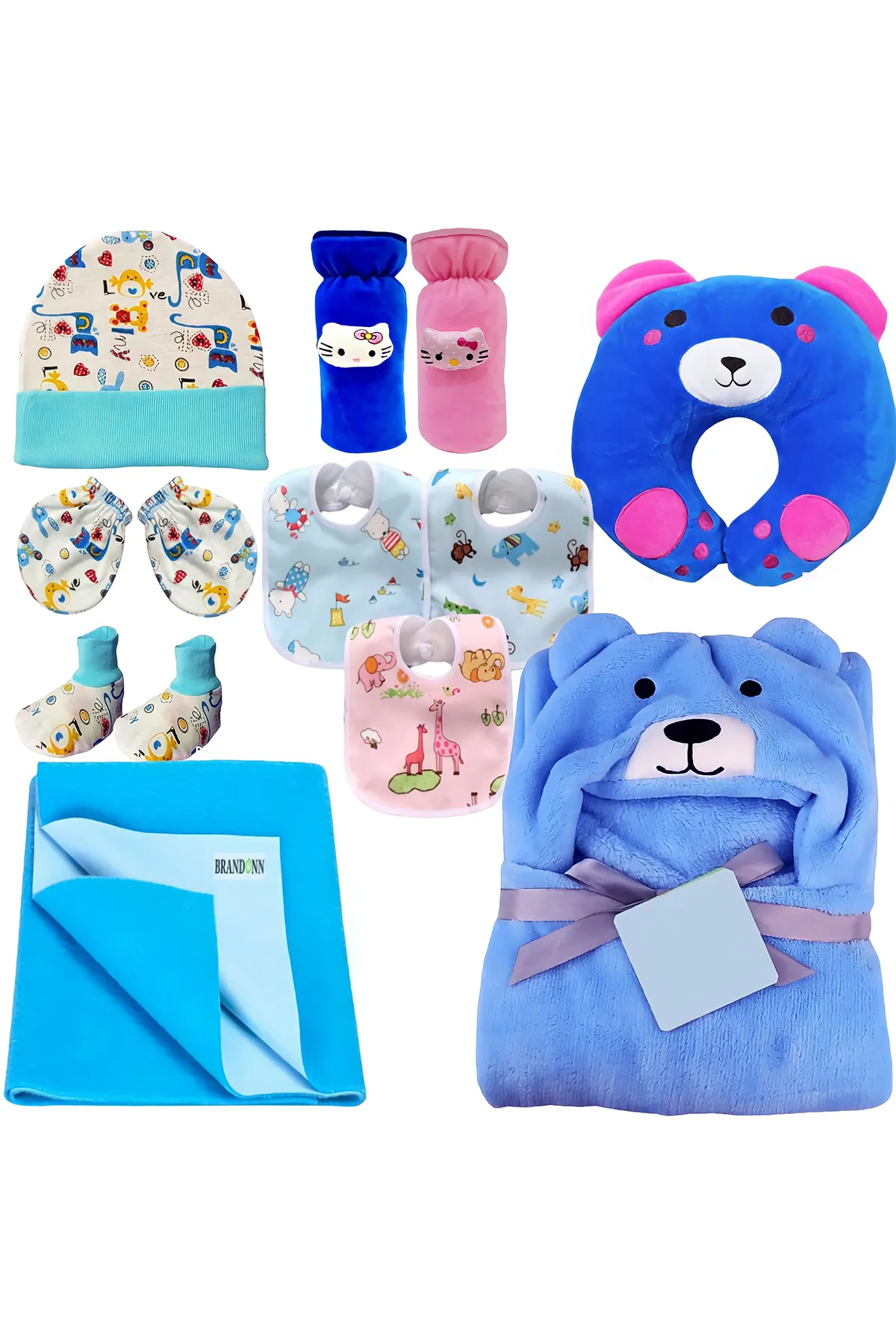 Brandonn New Born Baby Gift Set Combo Pack (11 Pcs) - Pack of 1