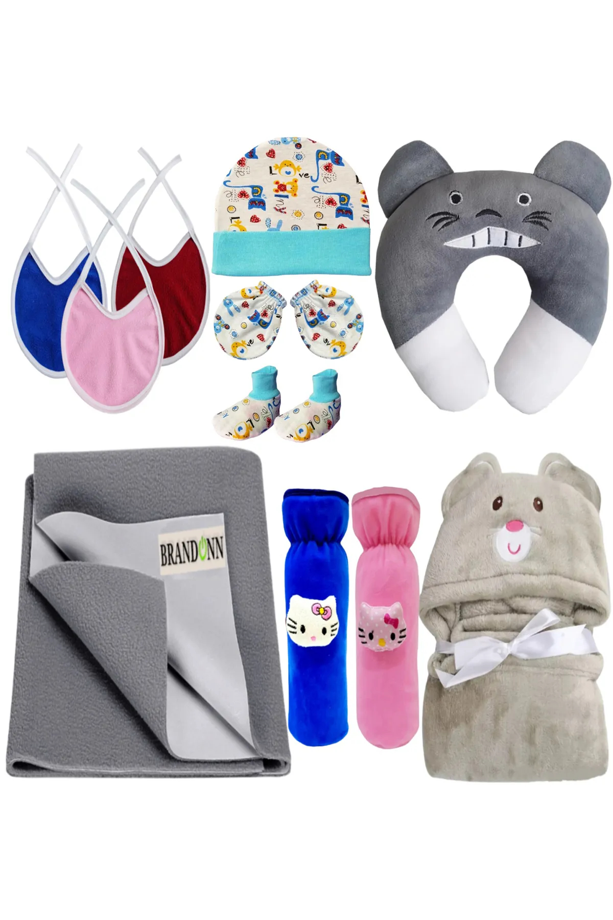 Brandonn New Born Baby Gift Set Combo Pack (11 Pcs) - Pack of 1 