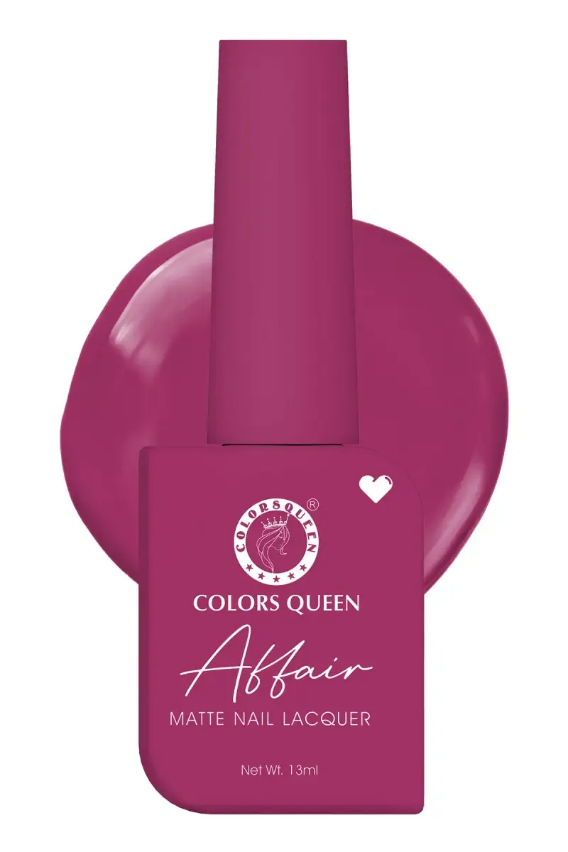 Colors Queen Affair Matte Nail Laquer Nail Polish - 13ml (Shade 55) 