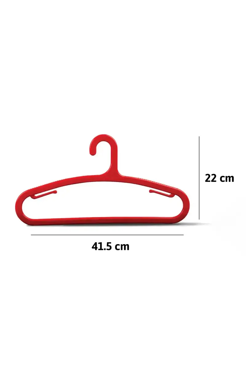 Happy to Hang Plastic Denimation Cloth Hanger Set - 6 Pcs