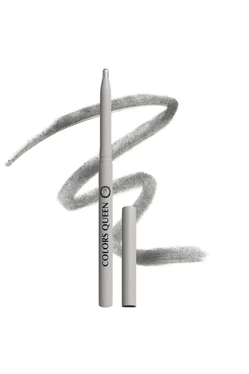 Colors Queen Extreme Color Kajal Pencil (Chrome Silver) - 0.4gm (Shade 09) 