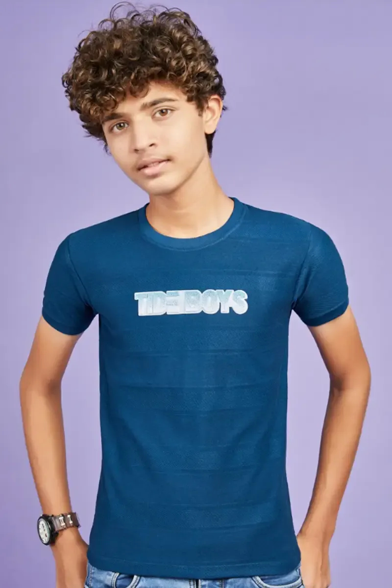 Boy's Typographic Print T-shirt