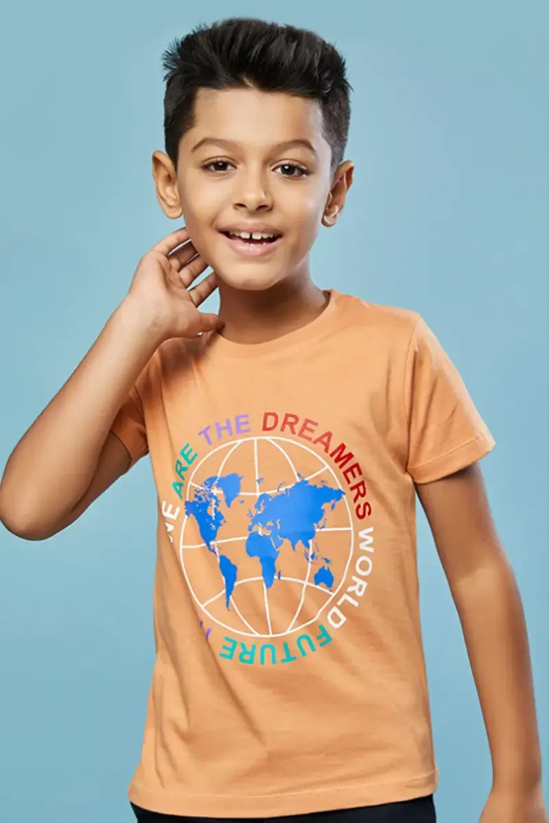 Boy's Cotton Graphic Print T-shirt