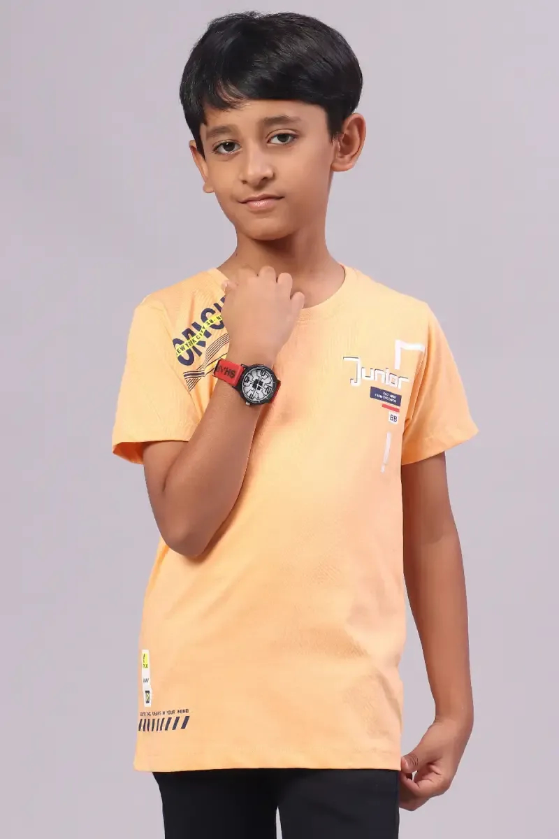 Boy's Typographic Print T-shirt