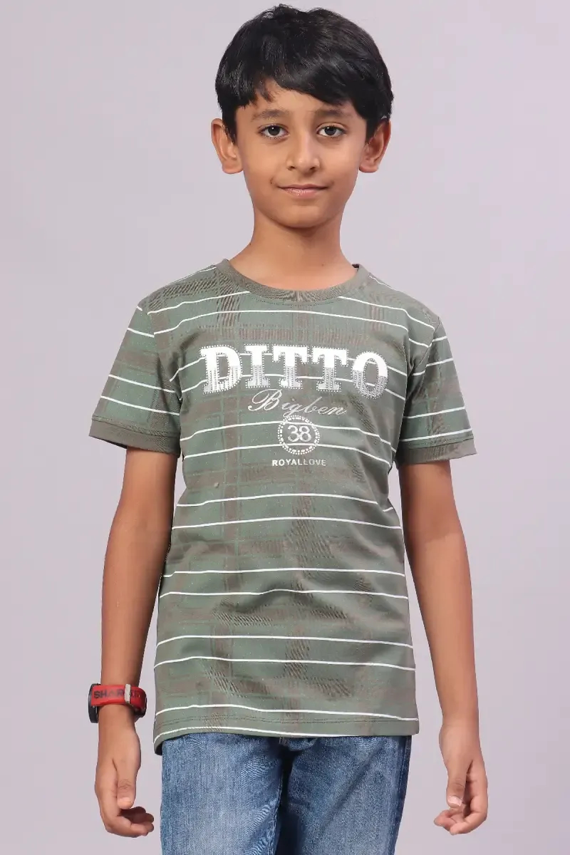 Typographic Print T-shirt for Boy