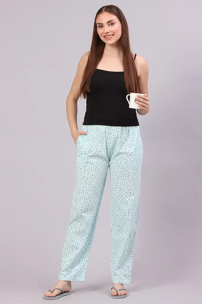 Women's Cotton Hosiery All Over Printed Pyjama Pant