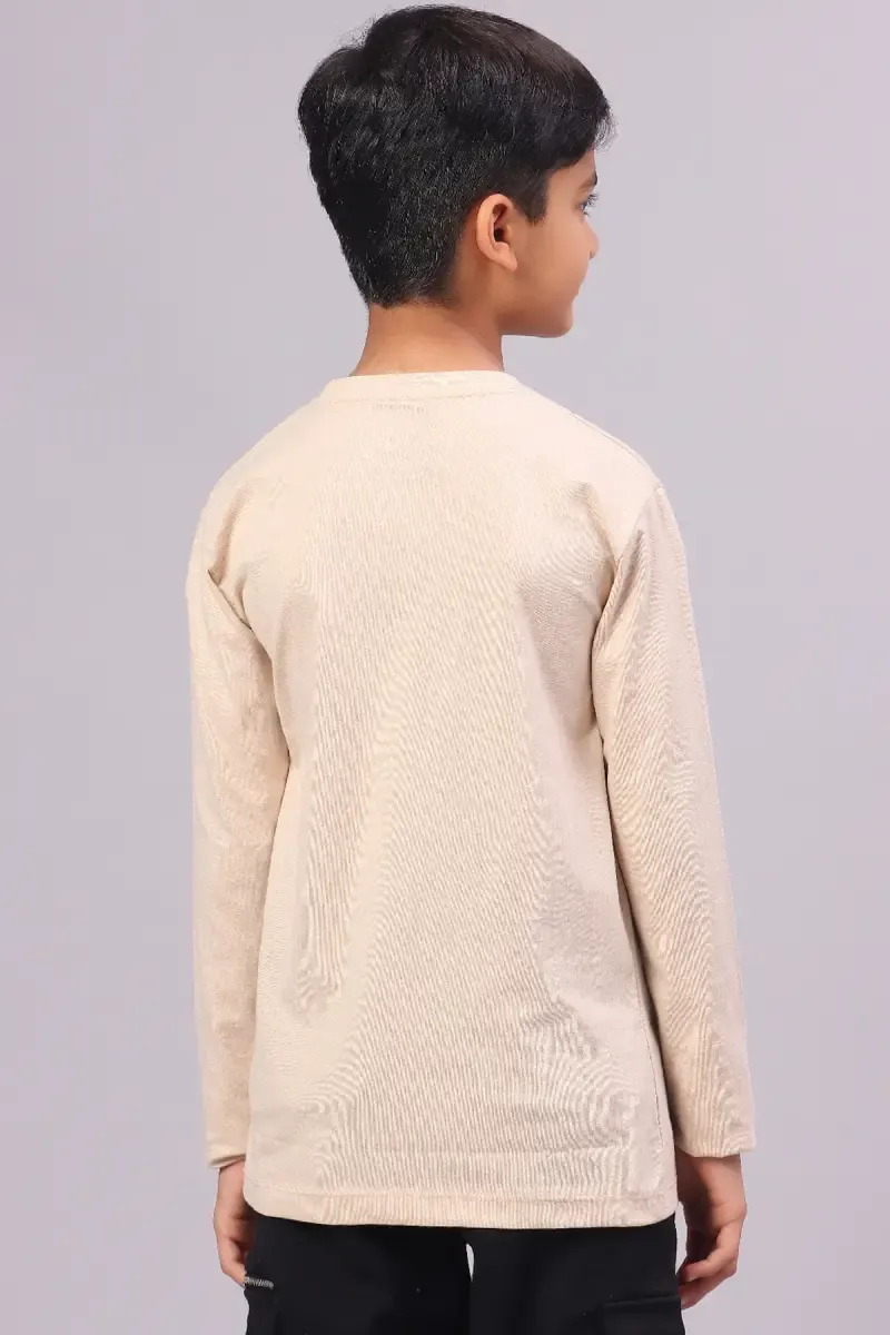 Printed Cotton T-shirt for Boy
