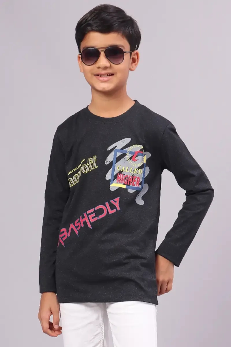 Cotton Graphic Print T-shirt for Boy