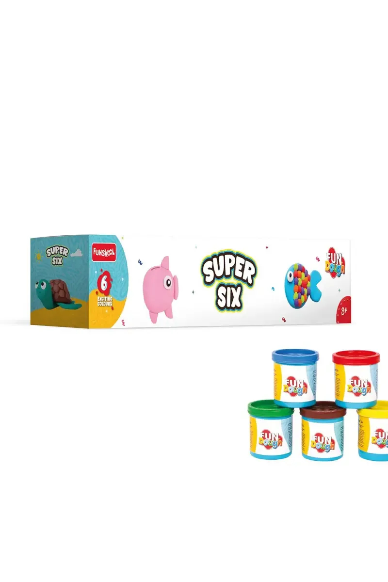 Fundough Super Six Activity Set 