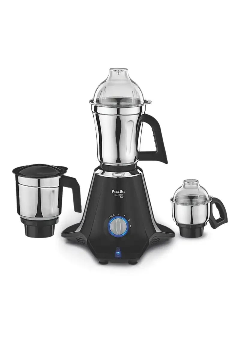 Preethi Taurus Pro MG256 1000 W Mixer Grinder with 3 Jars (Black)