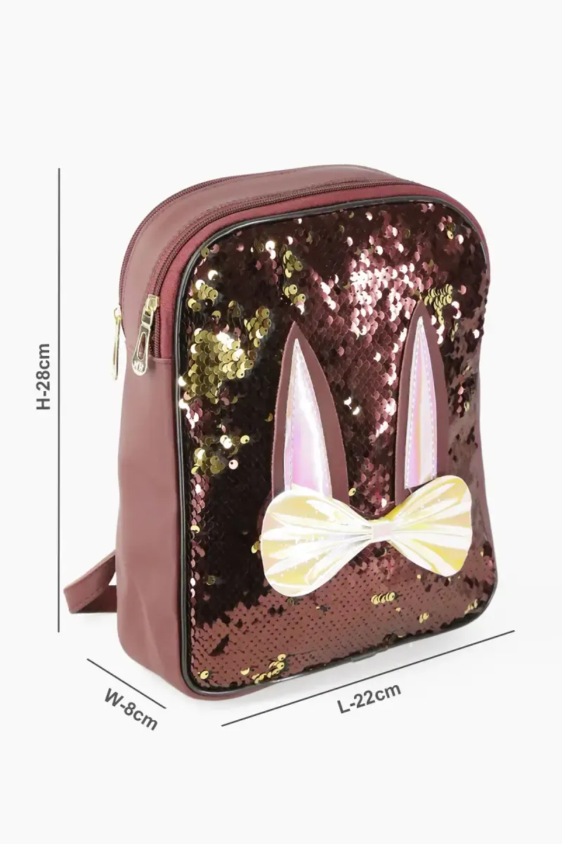 Trendy Reversable Sequin Mini Backpack for Girls