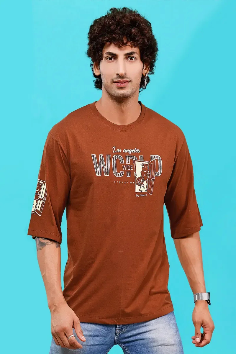 Men's Cotton Drop Shoulder T-shirt