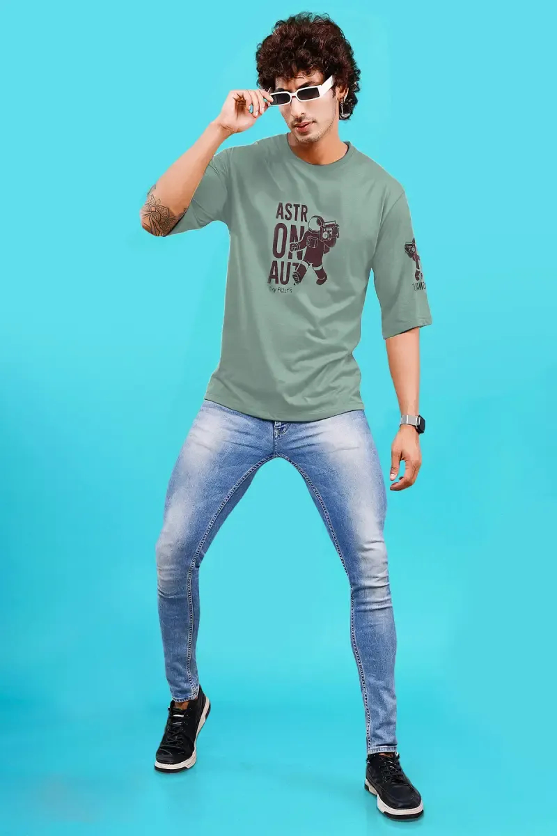 Men's Cotton Drop Shoulder T-shirt