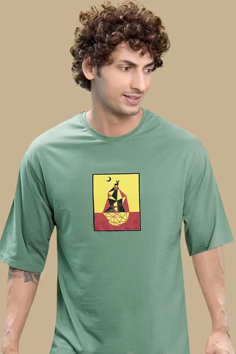 Men's Cotton Drop Shoulder T-shirt