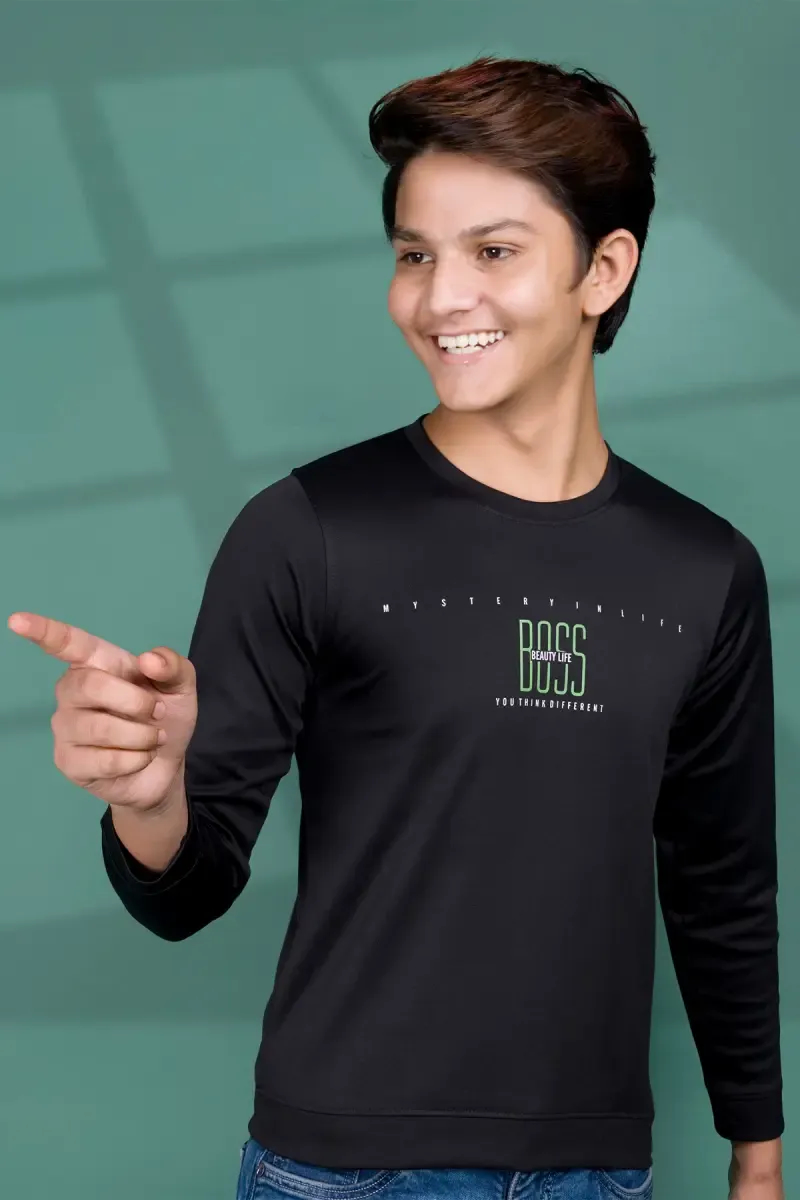 Boy's Printed Cotton T-shirt 