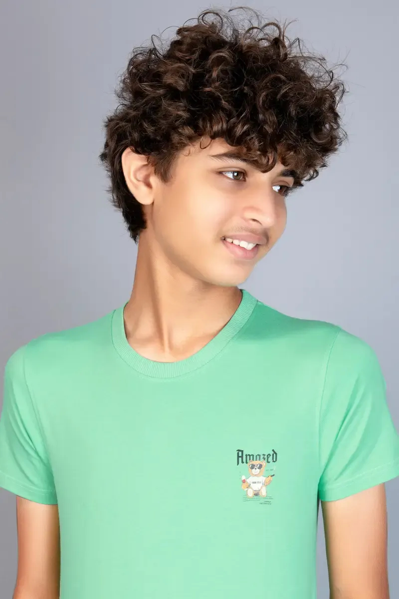 Cotton Solid T-shirt for Boy