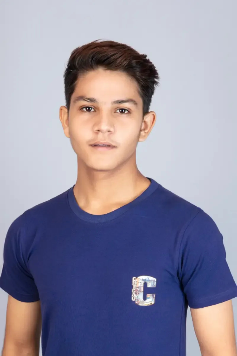 Boy's Solid Cotton T-shirt 