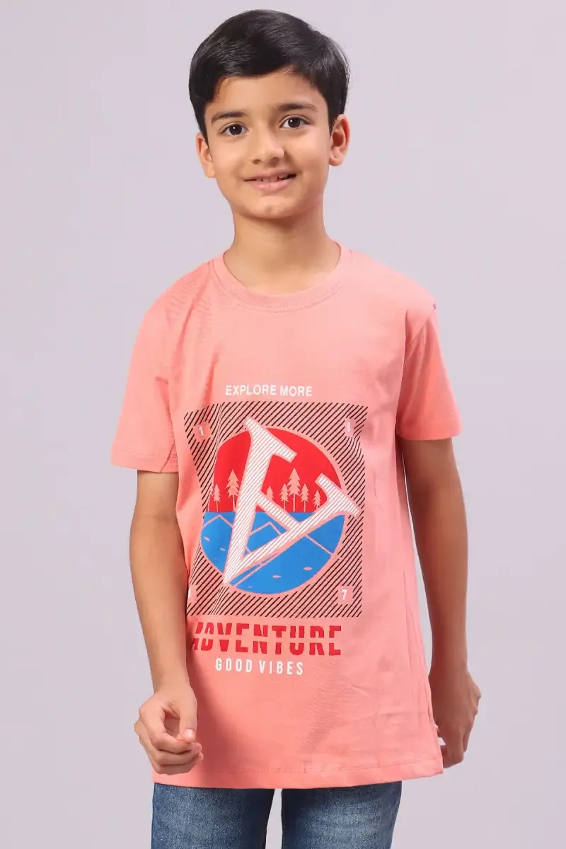 Boy's Graphic Print T-shirt