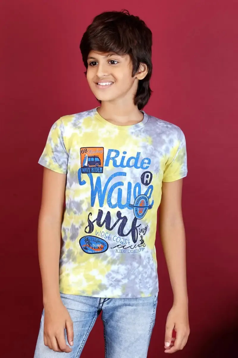 Boy's Typographic Print T-shirt  