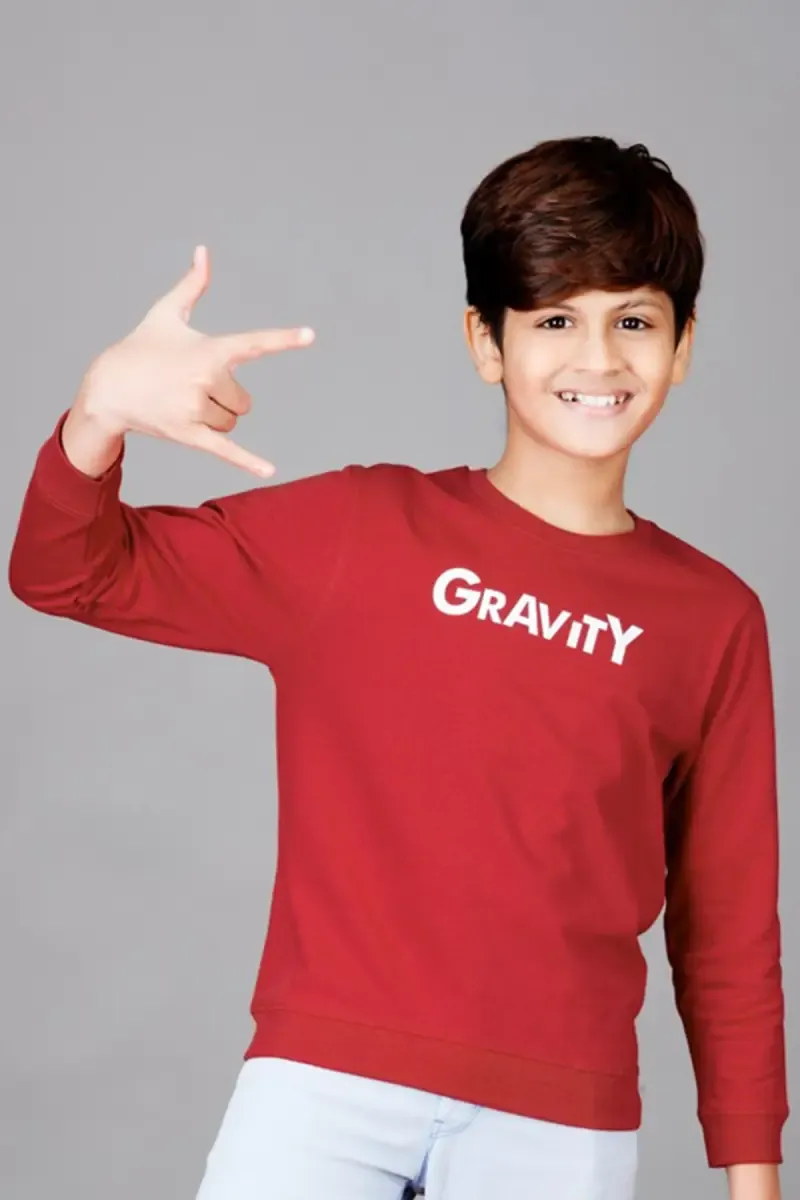 Boy's Typographic Print T-shirt