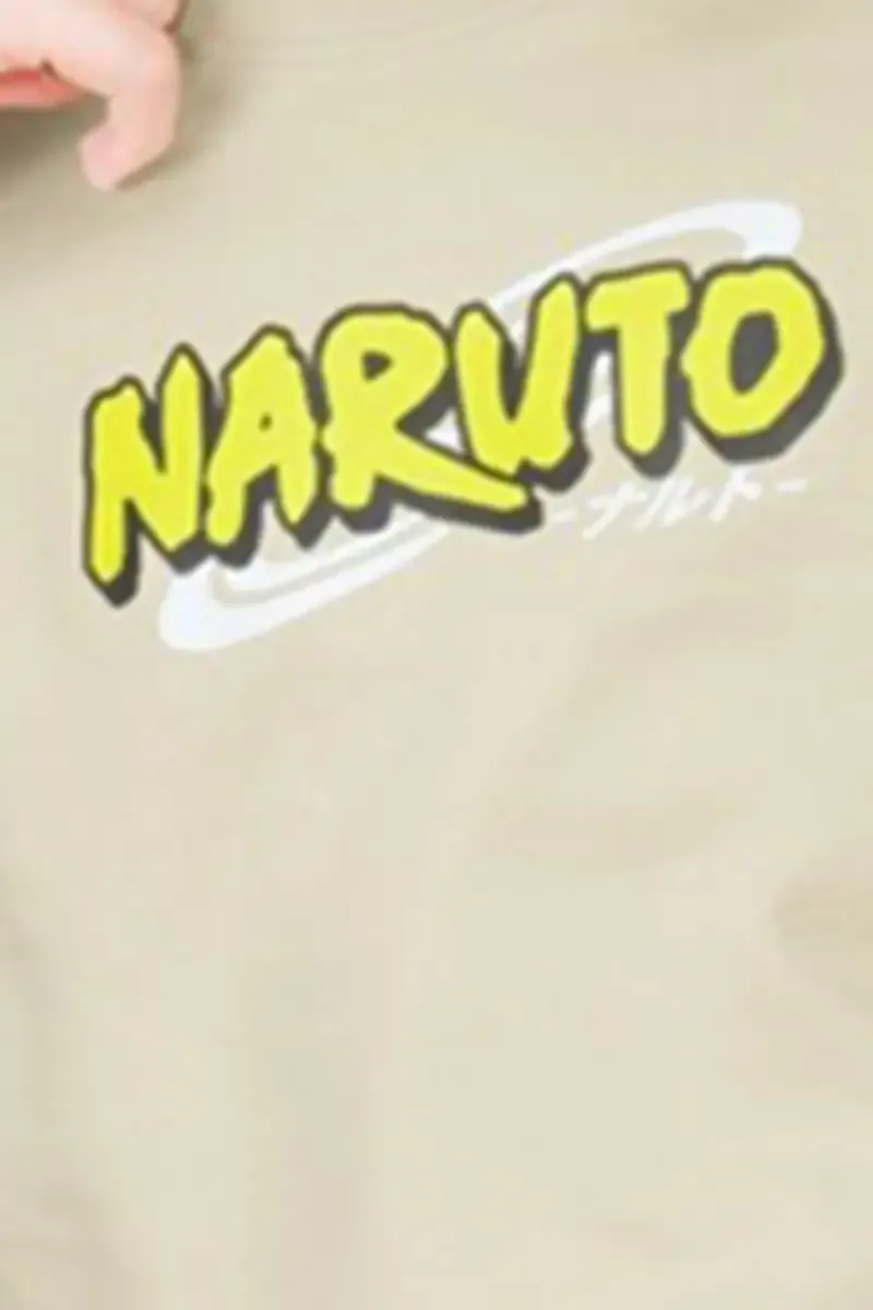 Naruto Print Cotton T-shirt for Boy