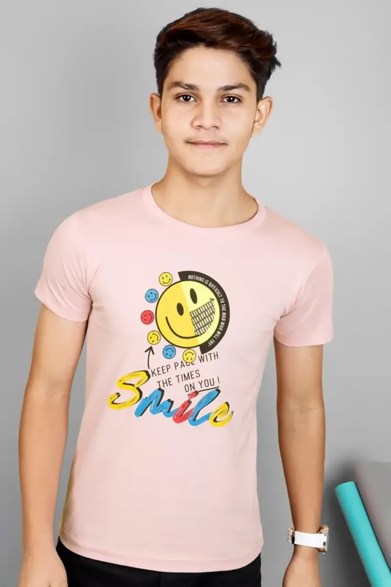 Boy's Cotton Printed T-shirt