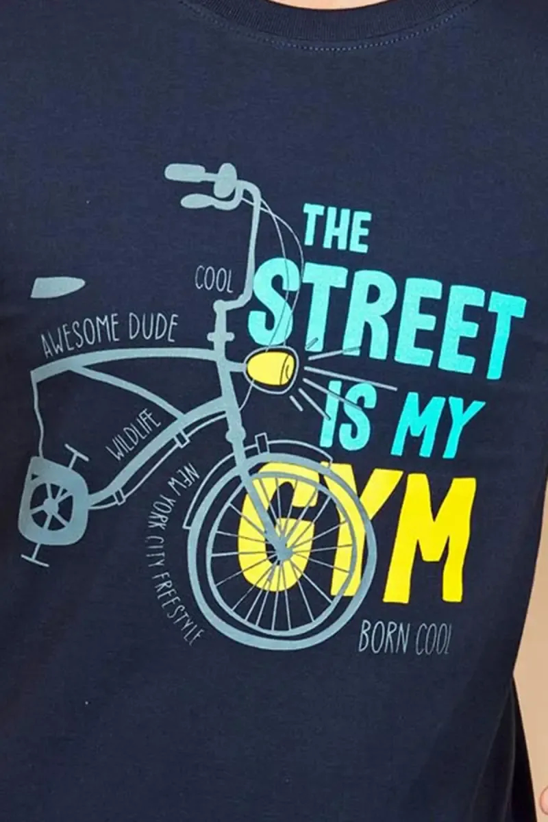 Boy's Printed Cotton T-shirt