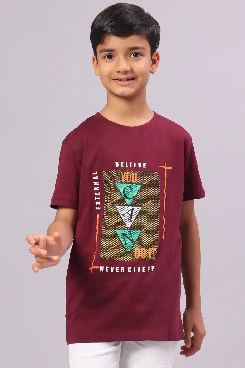 Printed Cotton T-shirt for Boy