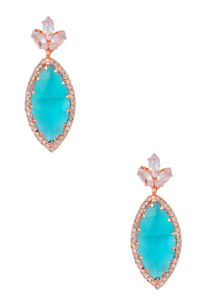Elegant Marquise Crystal Dangle Earrings for Girls & Women