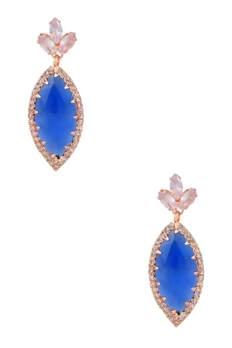 Elegant Marquise Crystal Dangle Earrings for Girls & Women
