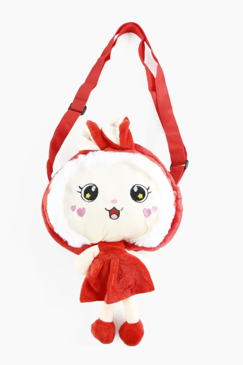 Cute Soft Doll Sling Bag for Girls