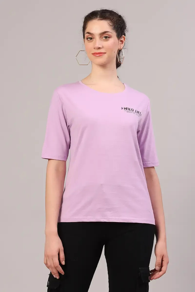 Cotton Printed T-Shirt for Women