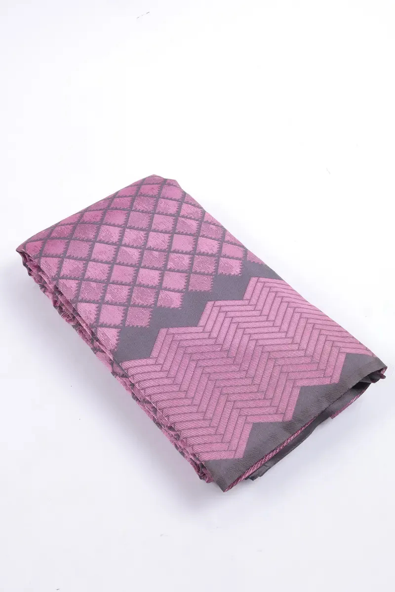 Art Silk Geometric Printed Saree with Blouse for Women