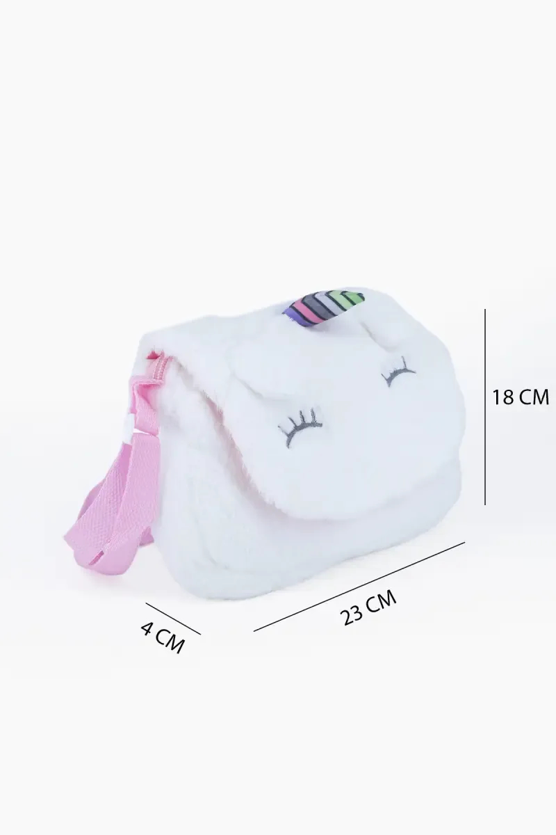 Unicorn Cute Fluffy Shoulder Small Sling Bag for Girls