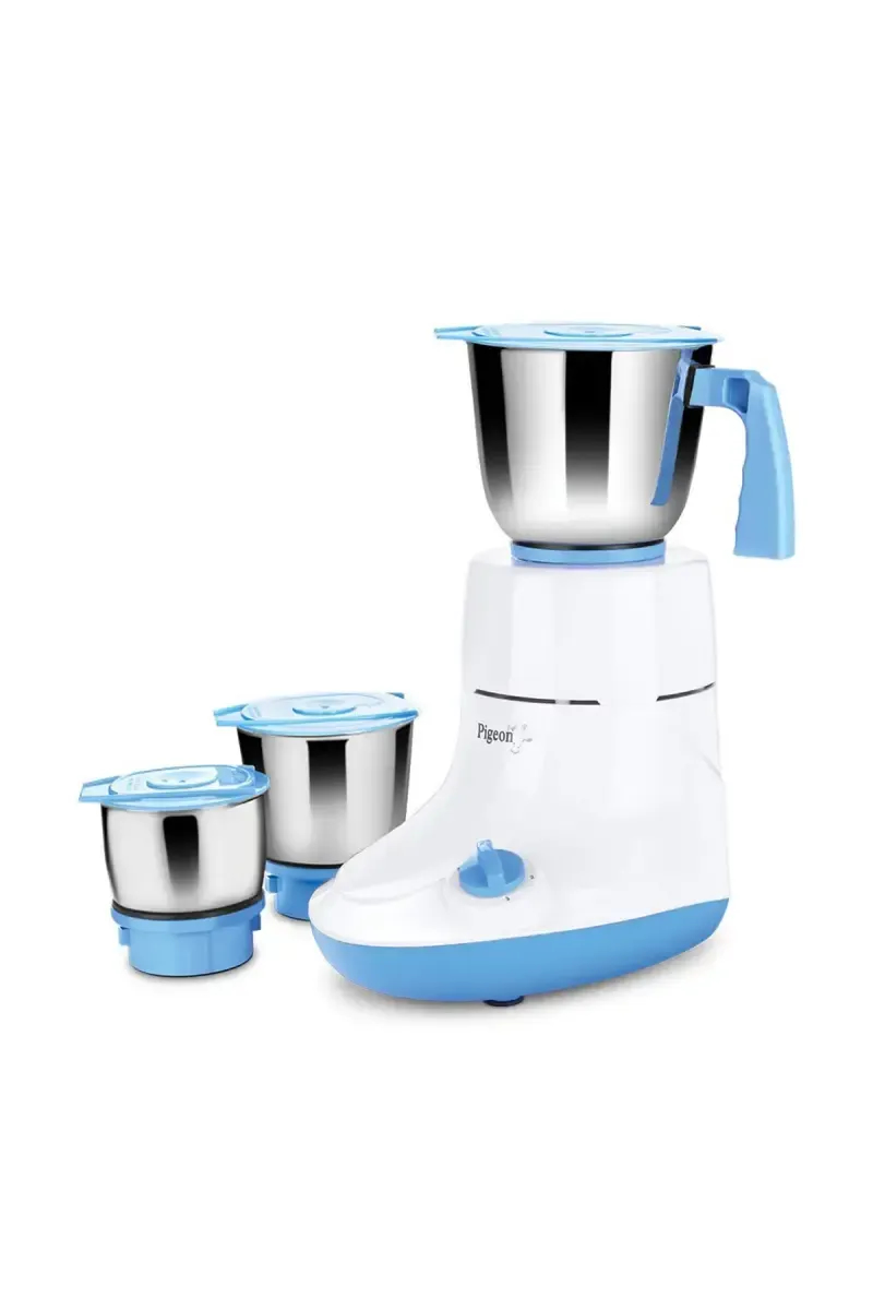 Pigeon Glory 550 W Mixer Grinder with 3 Jars (White)