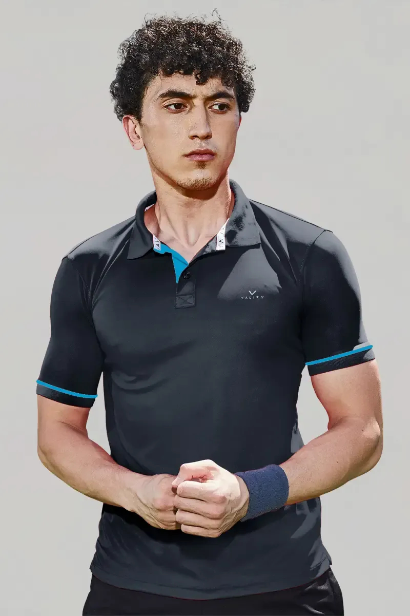 Men's Cotton Slim Fit Polo T-shirt