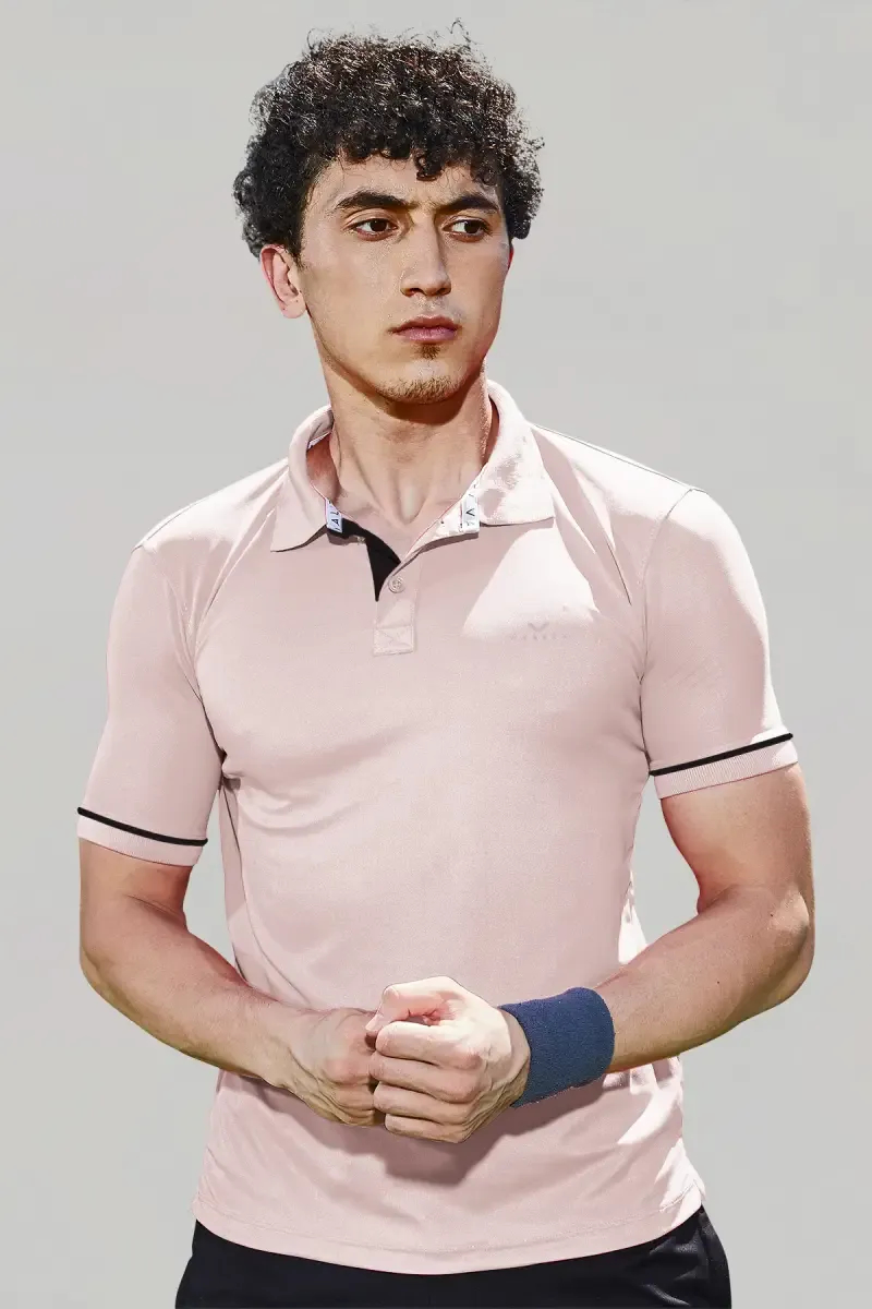 Men's Cotton Slim Fit Polo T-shirt