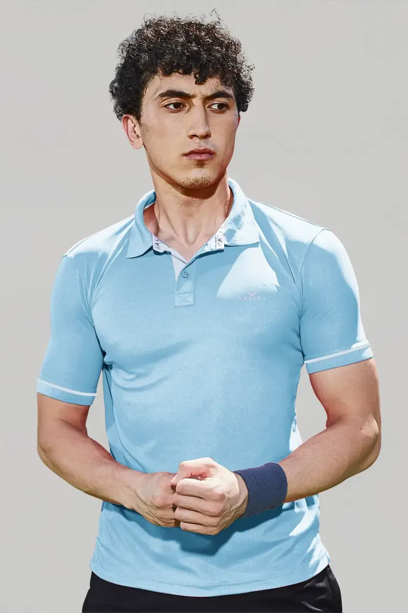 Men's Cotton Slim Fit Polo T-shirt