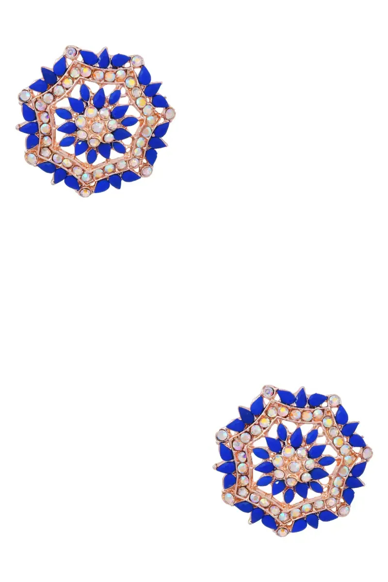 Classy Floral Stud Earrings for Girls & Women