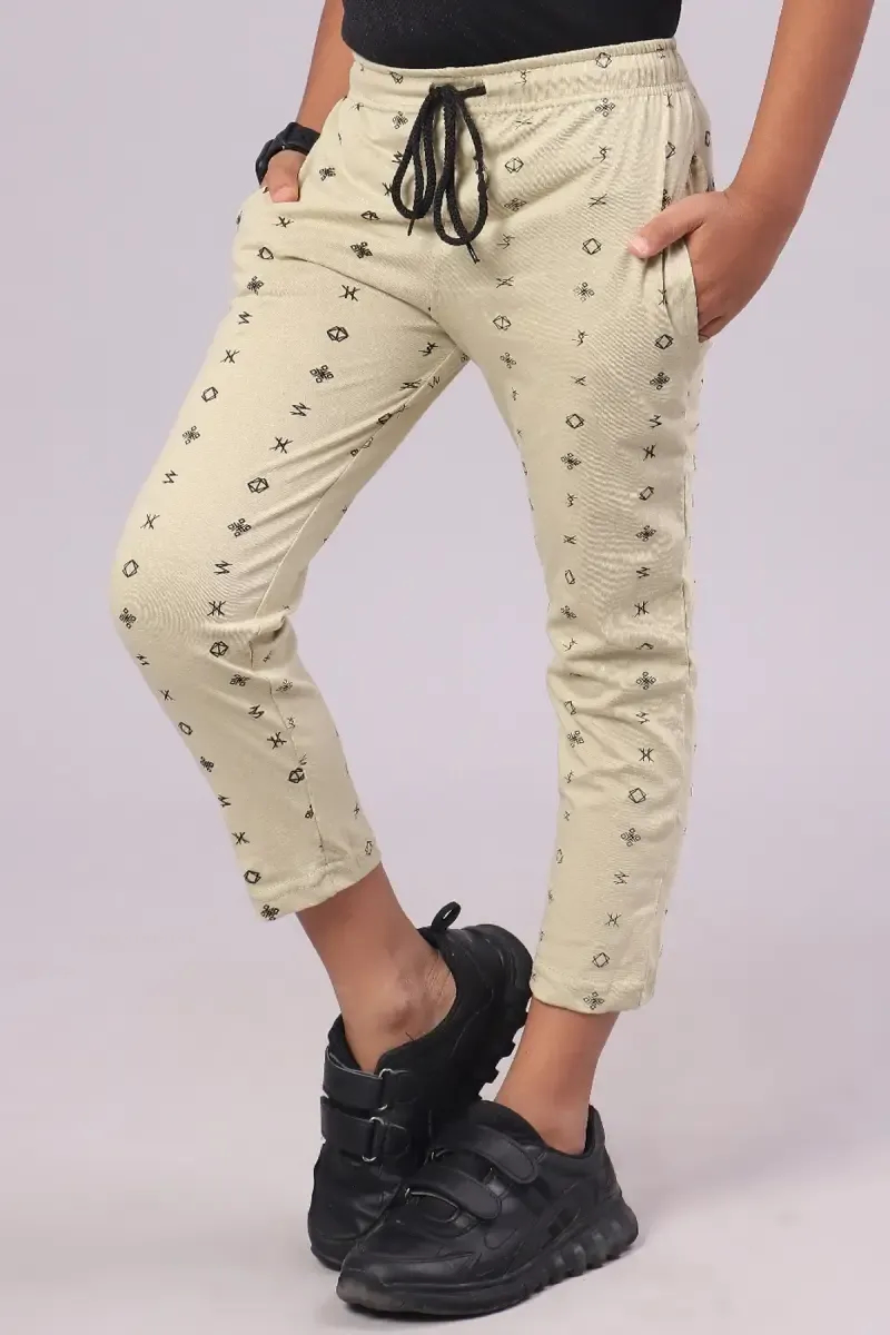 Boy's Conversational Printed Track Pant 