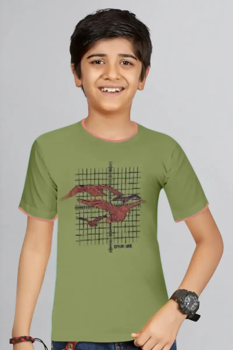 Graphic Print T-shirt for Boy