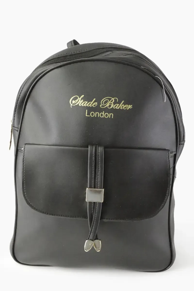 Girl's Solid Shoulder Backpack