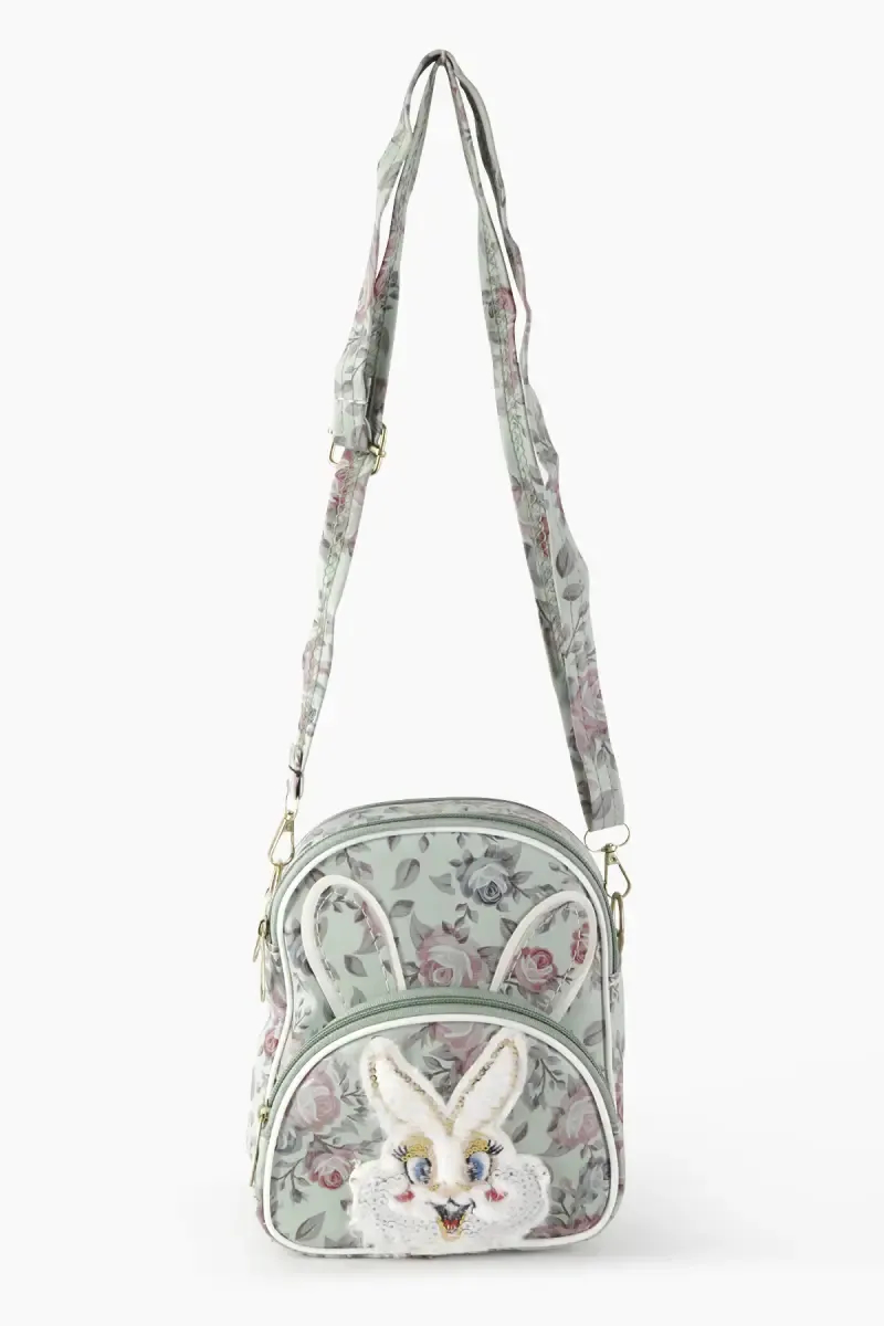 Girl's Floral Pattern Fashion Backpack