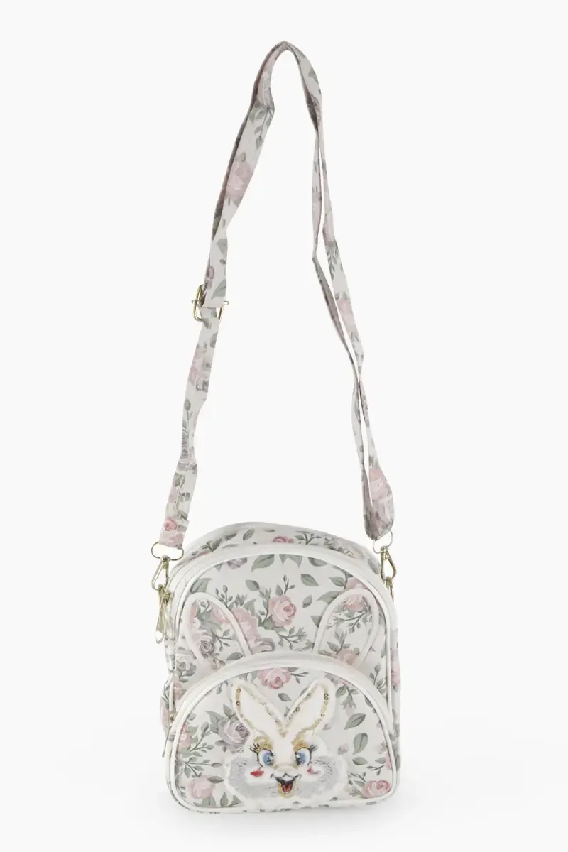 Girl's Floral Pattern Fashion Backpack